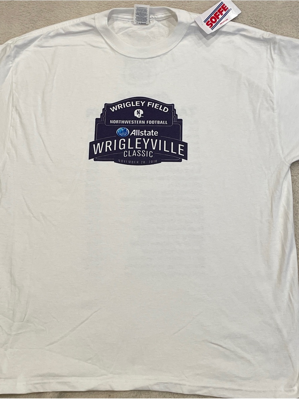 NWT Wrigleyville Classic T Shirt XL Northwestern Football Wrigley Field Tour
